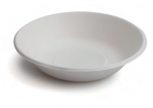 PLATO HONDO CAÑA DE AZUCAR BCO.19cm.50u