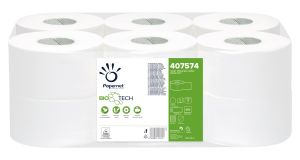 BOBINA HIGIENICA BIO TECH JUMBO 140m. 12r.