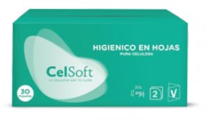 HIGIENICO EN HOJA CELSOFT PREMIUN 7.500u